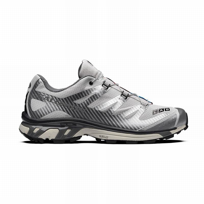 Salomon XT-4 ADVANCED Zapatillas Trail Running Hombre - Plateadas Metal / Gris - Colombia (42086-NPI